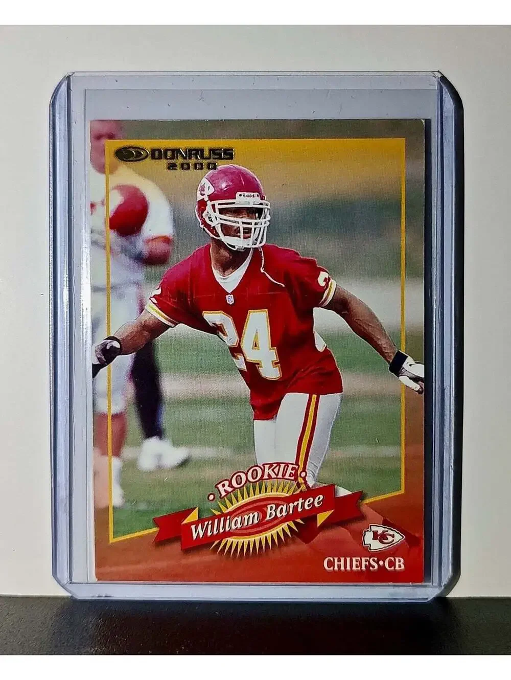 William Bartee Rookie 2000 Donruss NFL #165 Card Kansas City Chiefs
